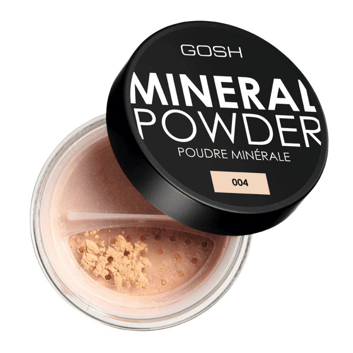 GOSH biri pudra MINERAL POWDER, 004 NATURAL, 8 g