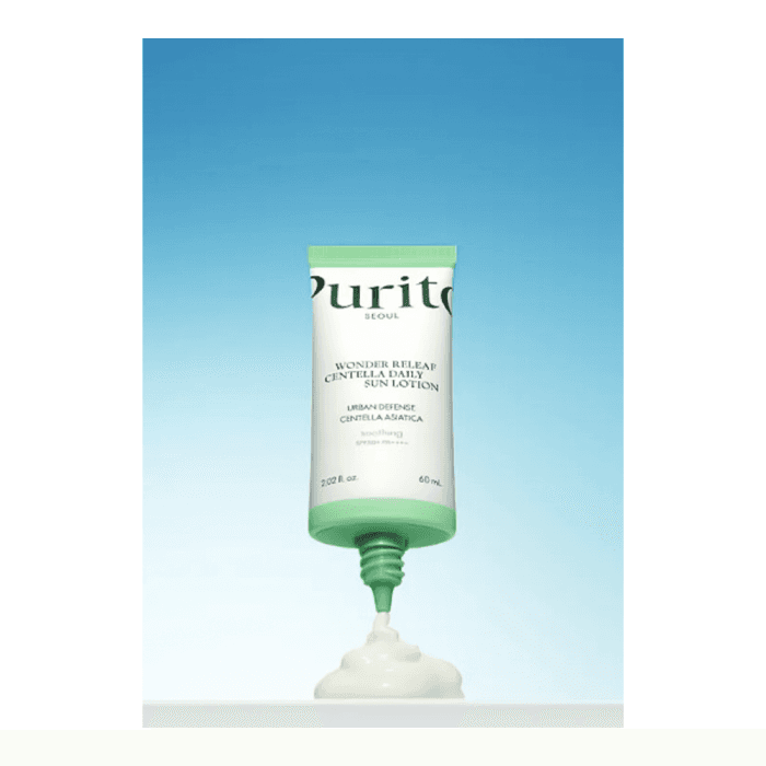 PURITO apsauginis kremas nuo saulės SPF50+, Wonder Releaf Centella Daily, 60 ml-1
