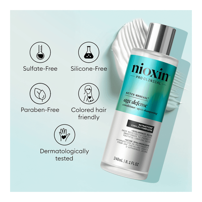 NIOXIN PRO CLINICAL giliai drėkinantis kondicionierius, AGE DEFENSE, 50 ml-2