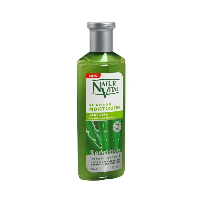 NATUR VITAL drėkinamasis šampūnas su alavijų lapų sultimis SENSITIVE, 300 ml-1