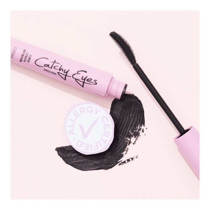GOSH blakstienų tušas jautrioms akims CATCHY EYES, Extreme Black, 8 ml-1