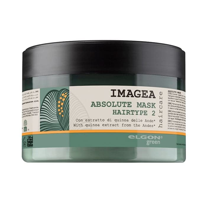 ELGON GREEN natūrali kaukė dažytiems plaukams IMAGEA ABSOLUTE, 200 ml
