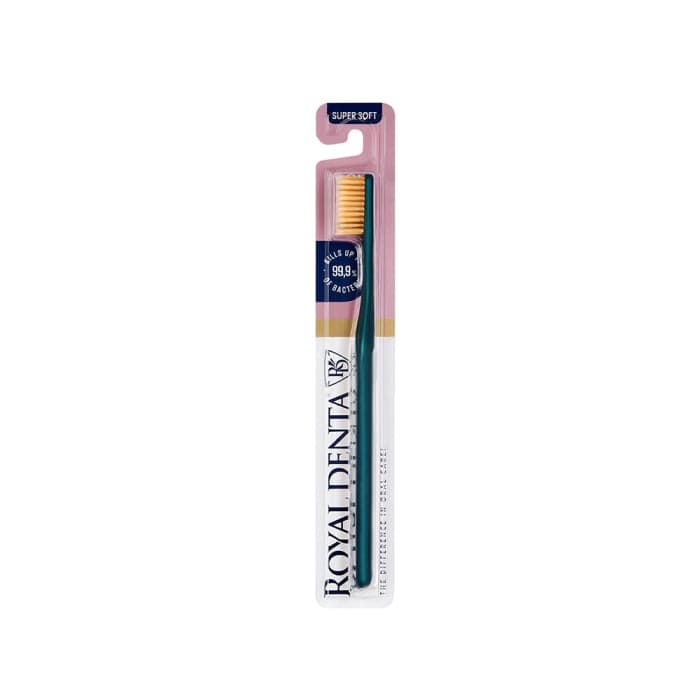 ROYAL DENTA dantų šepetėlis GOLD SUPER SOFT, 1 vnt.