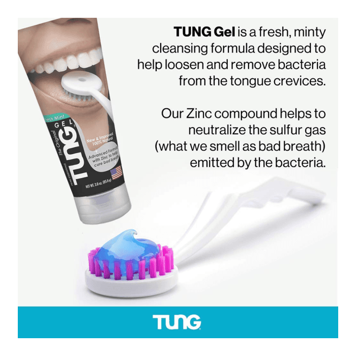 TUNG, FRESH MINT, gelis liežuvio valymui, mėtų skonio, 85 g-1