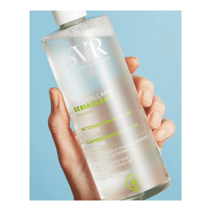 SVR micelinis vanduo probleminei, į aknę linkusiai odai SEBIACLEAR, 400 ml, 400 ml-1