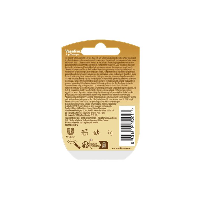 VASELINE lūpų balzamas Creme Brulee, 7 g-1