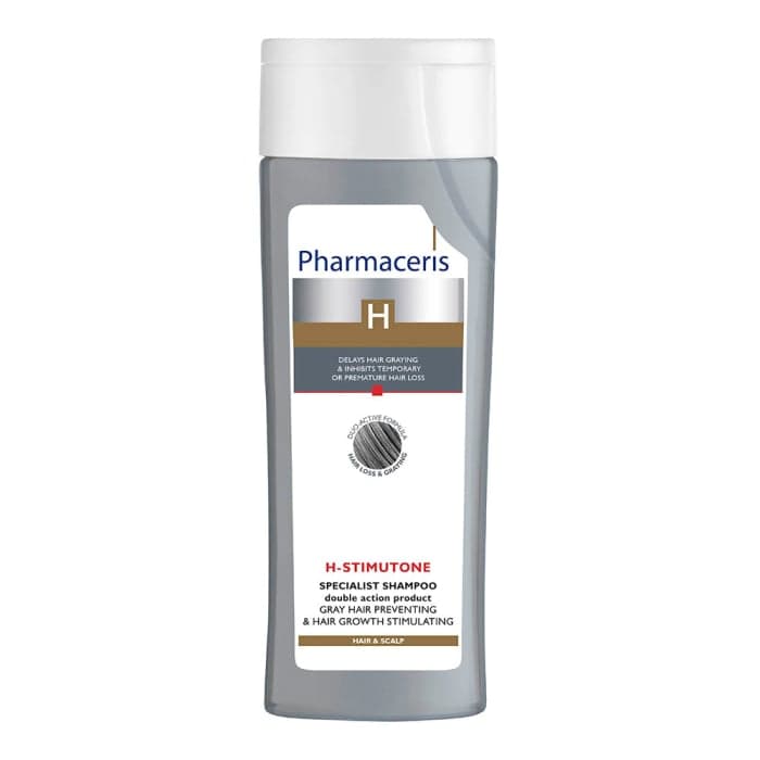 PHARMACERIS H, STIMUTONE šampūnas žilstantiems plaukams, 250 ml