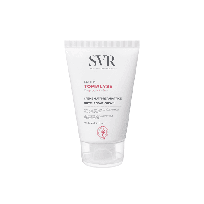 SVR rankų kremas itin sausai, šerpetojančiai odai TOPIALYSE MAINS+, 50 ml, 50 ml