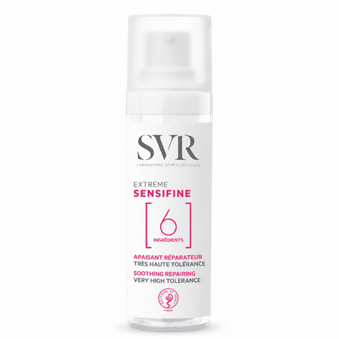 SVR SENSIFINE EXTREME raminamasis kremas itin jautriai, alergiškai veido odai, 30 ml