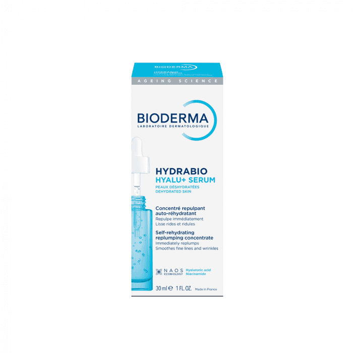 "BIODERMA Intensyviai drėkinantis, atkuriamasis koncentruotas serumas dehidratuotai odai HYDRABIO HYALU+ SERUM, 30 ml-2