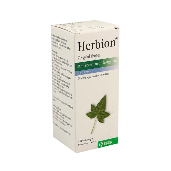 Herbion, 7mg/ml, 150 ml, Sirupas, N1-1