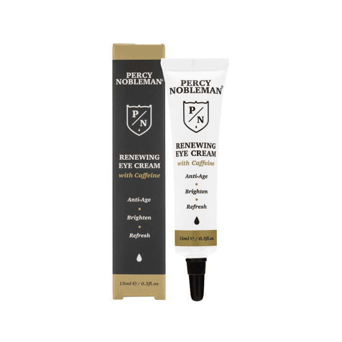 PERCY NOBLEMAN atkuriamasis paakių kremas su kofeinu RENEWING EYE CREAM, 15 ml