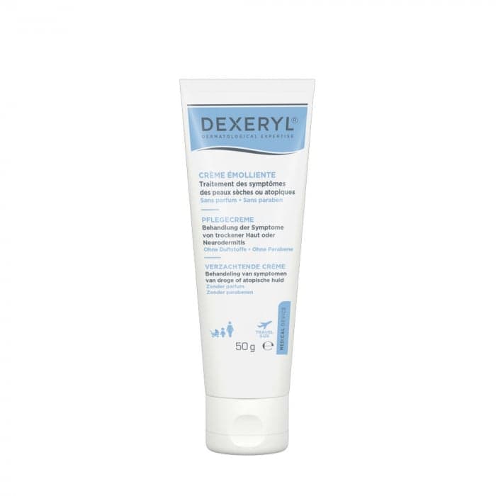 DEXERYL kremas atopinio dermatito, ichtiozės ir sausumo požymiams lengvinti, 50 g