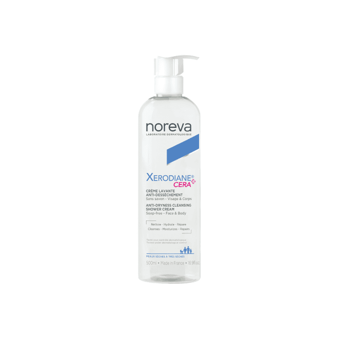 NOREVA  prausimosi kremas XERODIANE CERA+, 500 ml