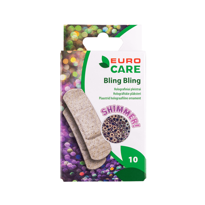 EUROCARE pleistrų rinkinys BLING BLING, 10 vnt.-1