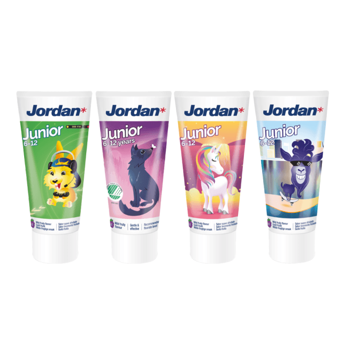JORDAN vaikiška dantų pasta, 6-12 metų, 50 ml-1