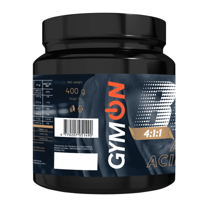 GYMON aminorūgštys BCAA, arbūzų skonio, 400 g-1