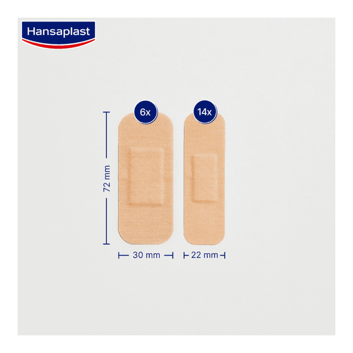 HANSAPLAST pleistrai ELASTIC, 20 vnt.-1