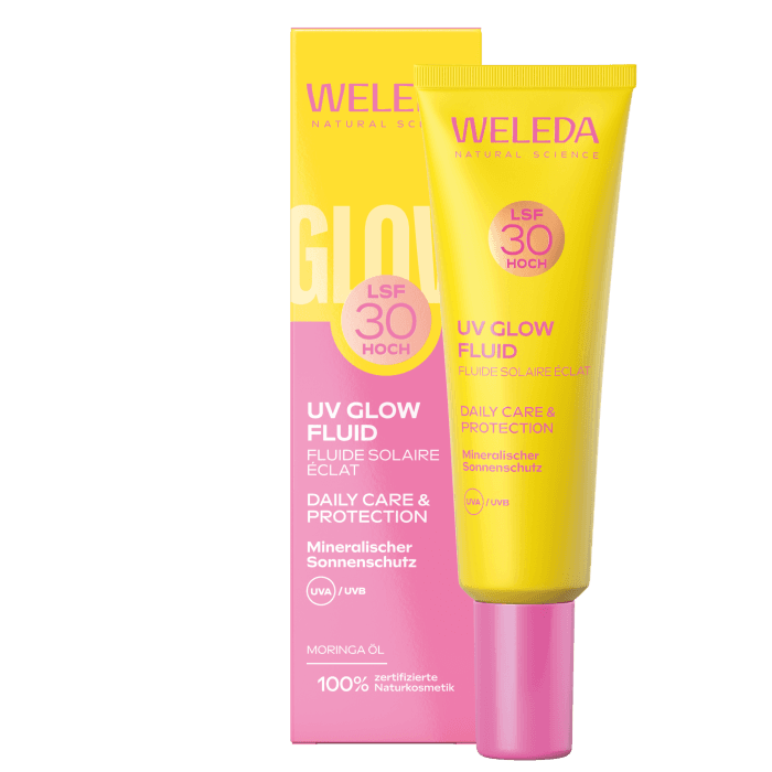 WELEDA, UV GLOW, fluidas SPF 30, 30 ml-1