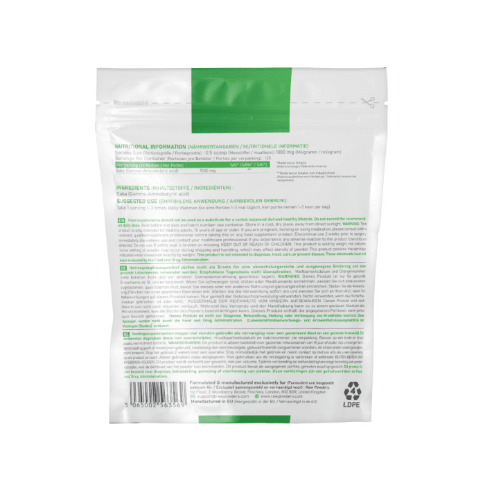 RAW POWDERS GABA, 0.125 kg-1