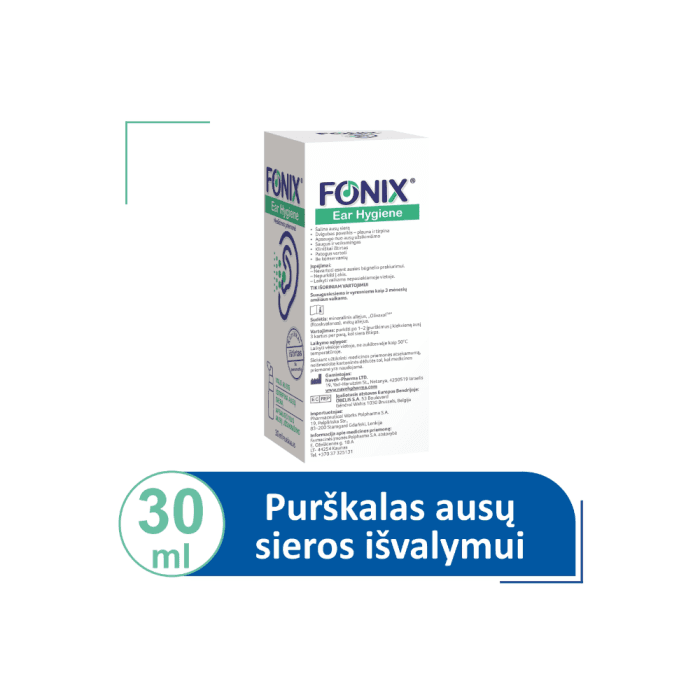 FONIX purškalas EAR HYGIENE, 30 ml-1