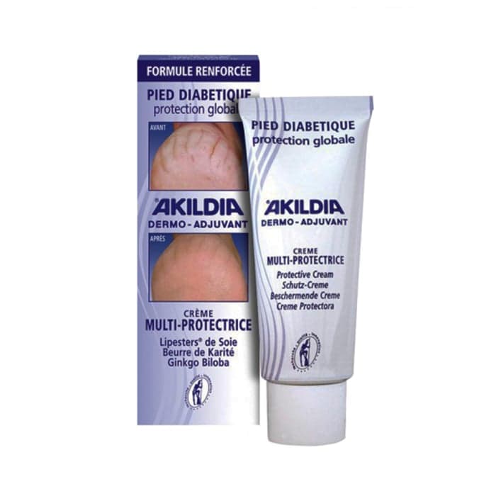 AKILDIA apsauginis kremas diabetinėms pėdoms, 75 ml