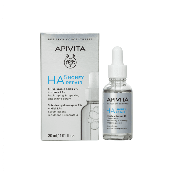 APIVITA veido serumas HA5 HONEY REPAIR, 30 ml-1