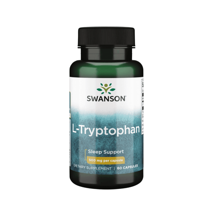 L-TRIPTOFANAS 500 MG, 60 kapsulių