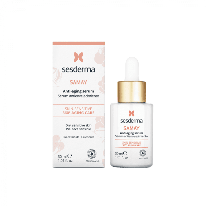 SESDERMA  veido serumas su augaliniu retinoliu jautriai odai SAMAY, 30 ml