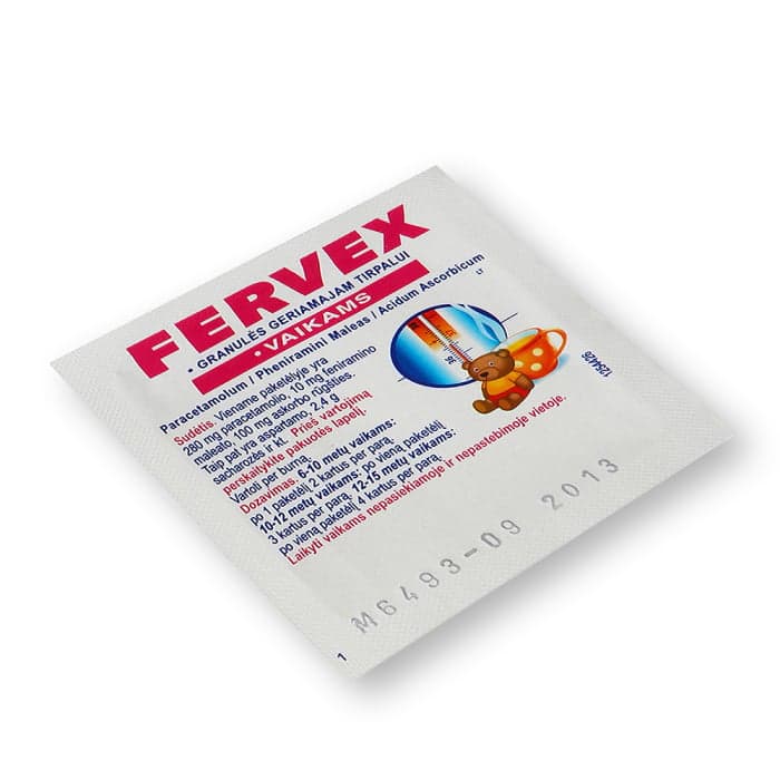 FERVEX vaikams, granulės geriamajam tirpalui, N8-1