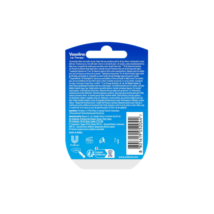 VASELINE lūpų balzamas Original, 7 g-1