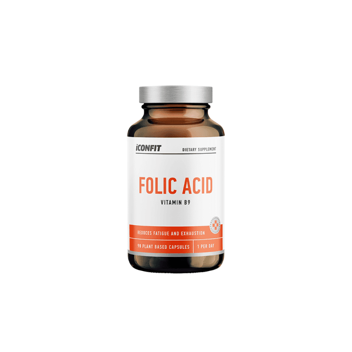 ICONFIT folio rūgštis (vitaminas B9, 400 μg), 90 kapsulių