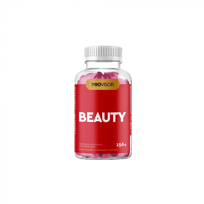 PROVISOR guminukai BEAUTY, uogų skonio, 60 guminukų