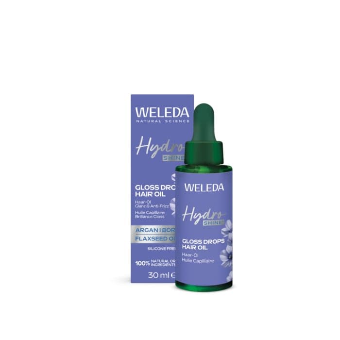 WELEDA, HYDRO SHINE, plaukų aliejus, 30 ml