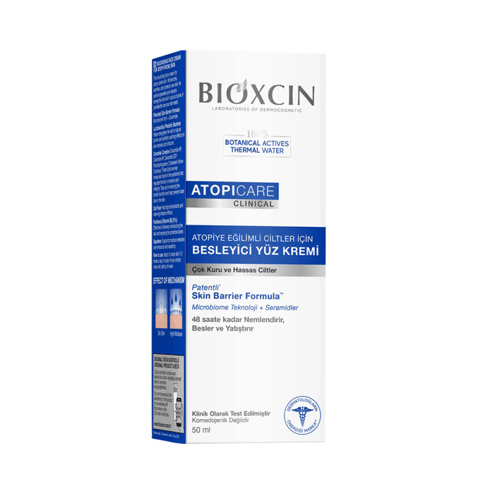 BIOXCIN ATOPICARE intensyviai maitinantis veido kremas labai sausai ir atopinei odai, 50 ml-1