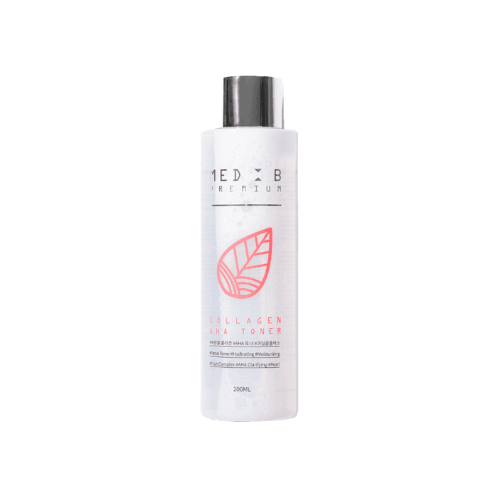 MEDB tonikas su kolagenu ir AHA rūgštimis PREMIUM, 200 ml