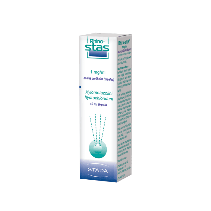 RHINO-STAS, 1mg/ml, 10 ml, nosies purškalas (tirpalas), N1