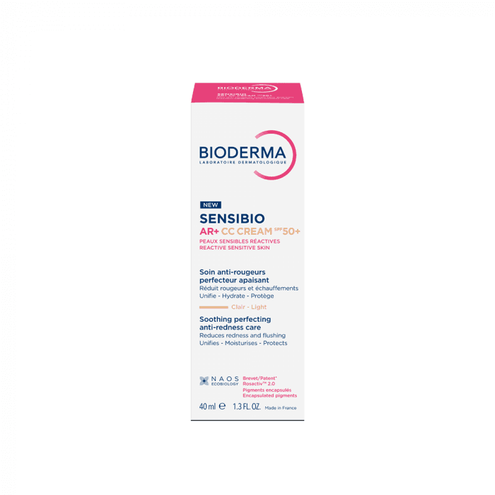 BIODERMA kremas su spalva raustančiai, jautriai odai Sensibio AR+ CC cream SPF50+, 40 ml-2