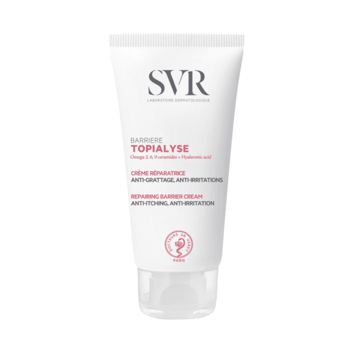SVR barjerinis kremas į sudirgimus ir niežulį linkusiai odai TOPIALYSE BARRIERE, 50 ml, 50 ml