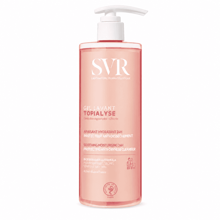 SVR TOPIALYSE GEL LAVANT kūno prausiklis itin sausai, atopinei odai, 400 ml