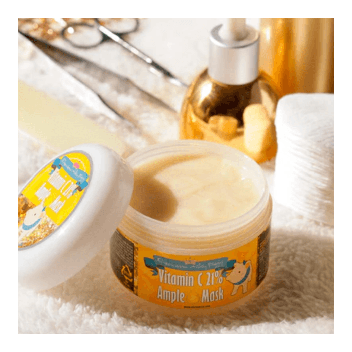 ELIZAVECCA vitamino C veido kaukė, Milky Piggy Vitamin C 21% Ample, 100 ml-1