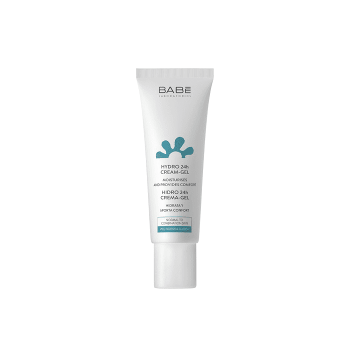 BABÉ drėkinamasis gelinis kremas normaliai ir mišriai veido odai  FACIAL Hydro 24H, 50 ml