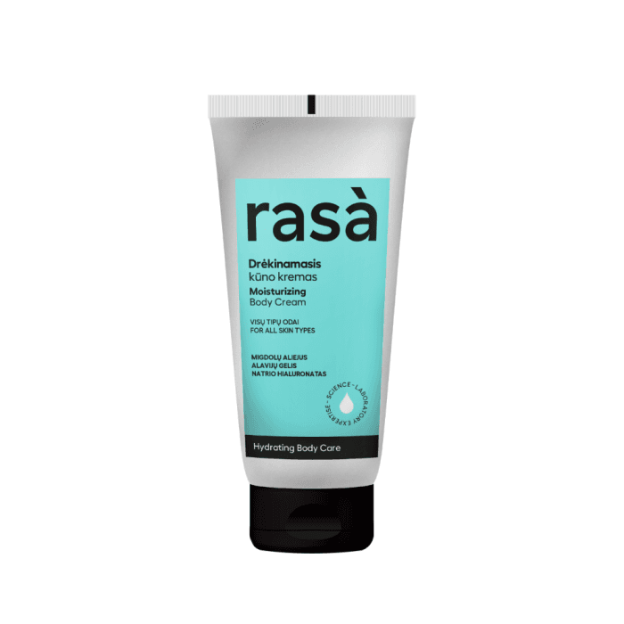 RASA drėkinamasis kūno kremas HYDRATING BODY CARE, 200 ml