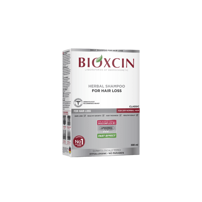 BIOXCIN šampūnas nuo plaukų slinkimo normaliems, sausiems plaukams, 300 ml-2