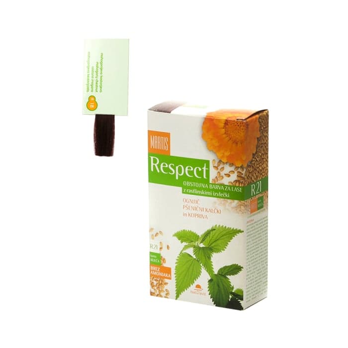 MARTIS RESPECT ilgalaikiai plaukų dažai NR. 18, raudonmedžio kaštono spalva, 135 ml-2