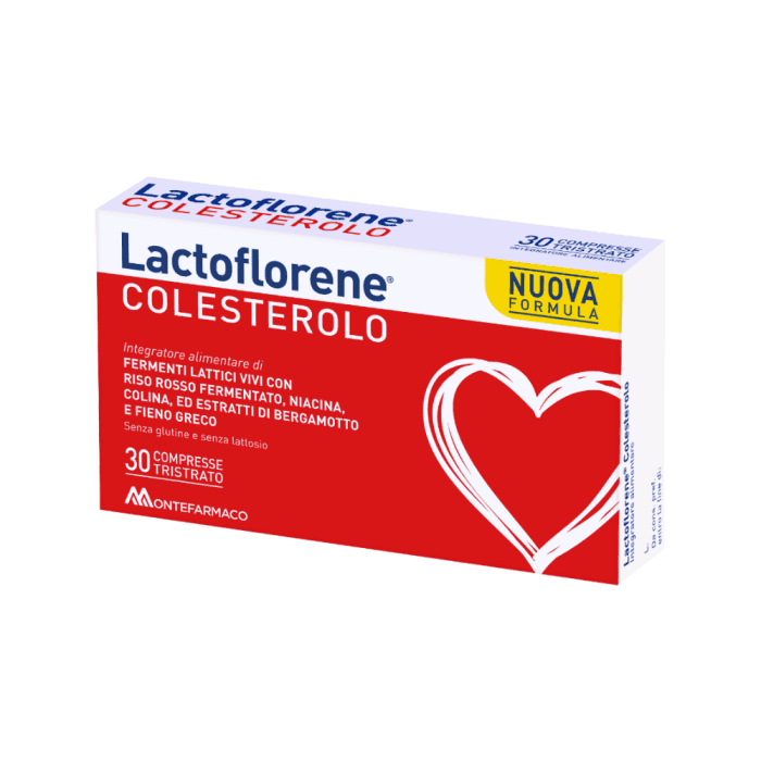 LACTOFLORENE COLESTEROLO TABS, nuo 18 m., 30 tablečių-1