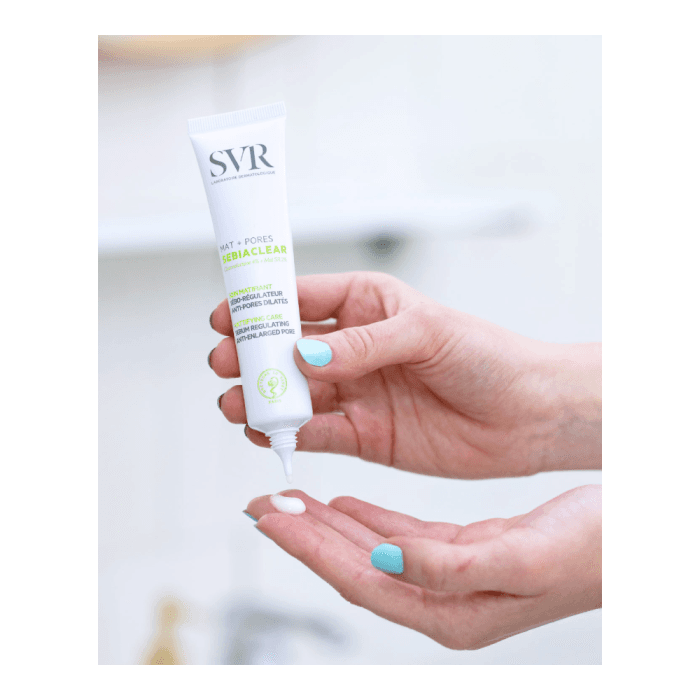 SVR veido kremas itin riebiai, į aknę linkusiai odai SEBIACLEAR MAT+PORES, 40 ml, 40 ml-1