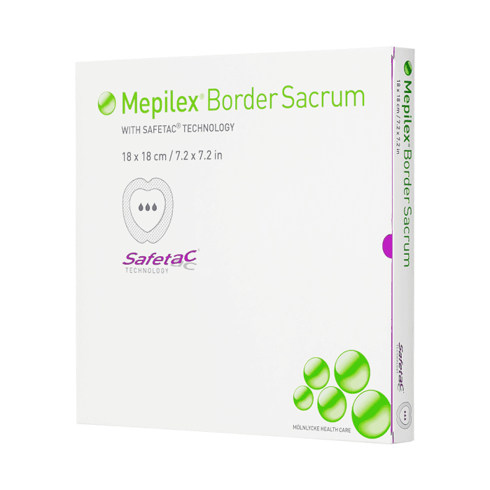 MEPILEX silikoninis tvarstis BORDER SACRUM, 22 x 25 cm, 5 vnt.
