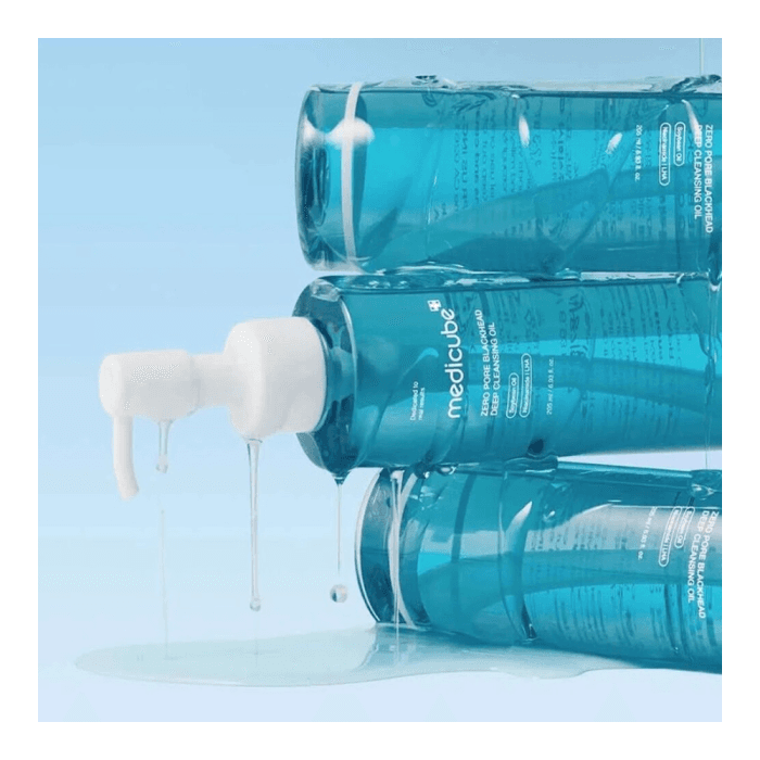 MEDICUBE valomasis veido aliejus ZERO PORE BLACKHEAD DEEP CLEANSING OIL, 205 ml-1