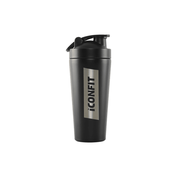 ICONFIT nerūdijančio plieno plaktuvė, juodos spalvos, 800 ml